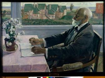 Portrait of the Physiologist, psychologist and physician Ivan Petrovich Pavlov