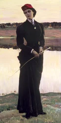 Portrait of Olga Nesterova or, Woman in a Riding Habit, 1906