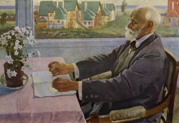 Portrait of Russian Physiologist Ivan Pavlov
