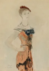 Lady with a Red Beret