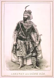 Lendvay Márton as Bánk Bán (1845)
