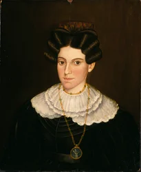 Woman in Black Dress, ca. 1835-1840