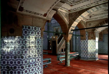 Interior view of the Rustem Pasha Mosque