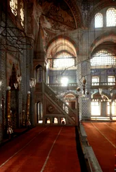 Interior view of the Rustem Pasha Mosque (1560-1564)