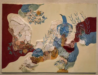 Blue Bird Fresco or The Blue Bird of Crete