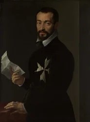 Portrait of a Knight of Malta, Probably Fra Jacopo Salviati, 1566