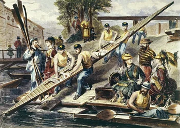 Launching a Skiff