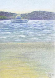 Peaceful Beach Boat
