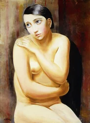 Nude Woman Sitting