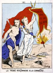 Freemasonry allied to La Commune, c.1871