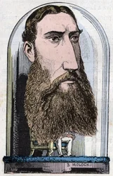 Portrait of Leopold II, King of the Belgians (Louis Philippe Marie Victor), Prince of Belgium, Duke of Saxony, Prince of Saxony-Coburg-Gotha, Duke of Brabant