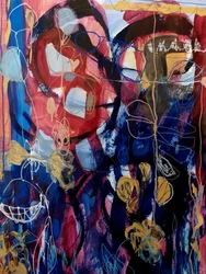Vibrant Abstract Blooms