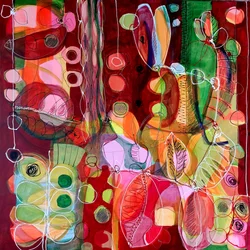 Vibrant Abstract Flora