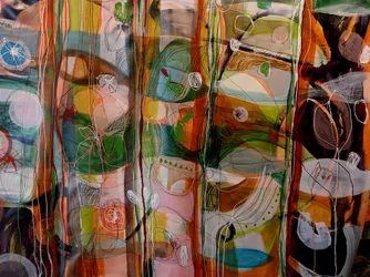 Vibrant Abstract Garden