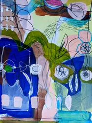Vibrant Abstract Garden