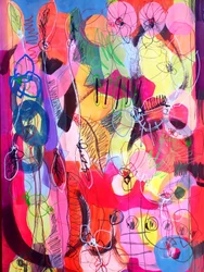 Vibrant Abstract Garden
