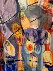 Vibrant Abstract Layers