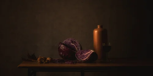 Red Cabbage Still Life
