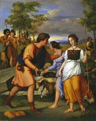 Rebecca and Eliezer at the Well