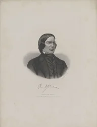 Portrait of the Composer Robert Schumann 1810-1856, c. 1840