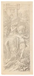 A scene from the fairy tale The seven Ravens and their faithful Sister, 1830-1831