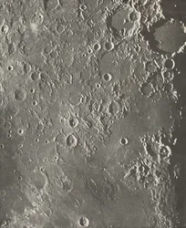 Lunar Photograph Albategnius - Triesnecker - Manilius, 1903