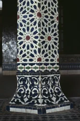 Kasbah of Thamiel Glaoui, zellij tilework (detail)