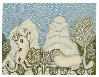 Cats in the Snow