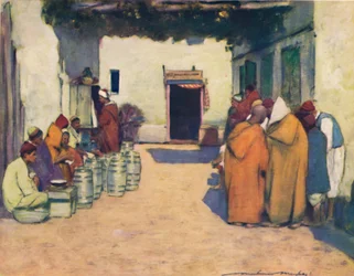 A Courtyard, 1903