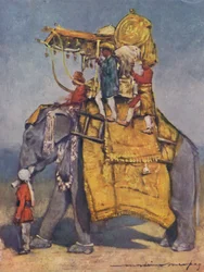 A State Elephant in All Its Trappings