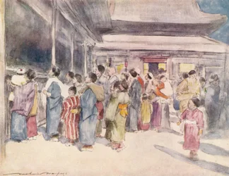 Lookers-On, c. 1887, 1901