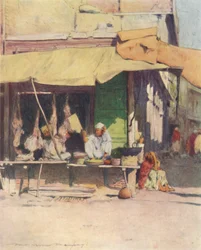 A Meat Shop in Peshawur