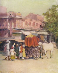 A Native Bullock-cart, 1905