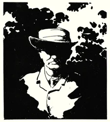 Cecil J Rhodes in His Garden, Kenilworth, Kimberley
