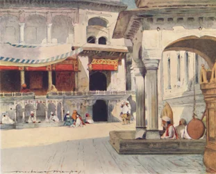 In the Temple of Amritsar