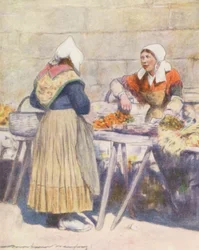 The Vegetable Market, Quimper
