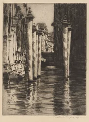 A Narrow Canal, Venice