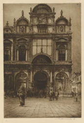 Façade of the Scuola di San Marco, Venice