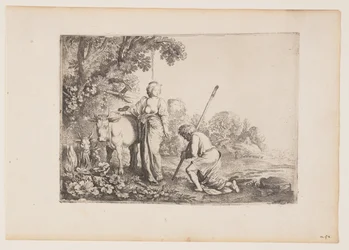 Juno Delivering Io, Plate 1 from The Story of Mercury and Argus