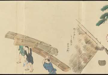 Illustrations of Uji Tea Production