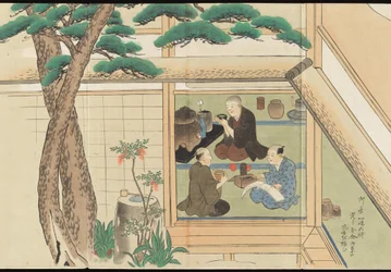 Illustrations of Uji Tea Production