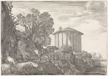 Landscape with the Temple of Vesta (Arcadian Landscapes)