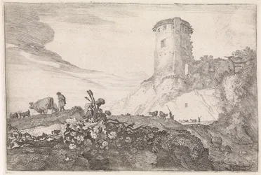 Landscape with Round Tower