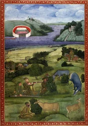 A prince and companions hunting blackbuck, c. 1670-80