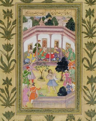 Disturbance by a madman at a social gathering, from the Small Clive Album