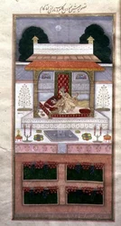 Kamrup and Kamalta on their Wedding Night, from Dastur-i Himmat (c.1755)