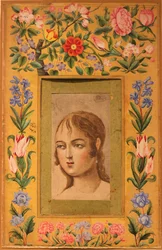 Painting of a Young Beauty, Iran