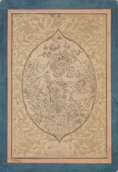 A Gathering of Mythical Creatures around a Lotus Leaf