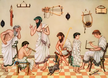 Greek Boys at School