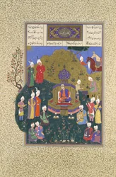 Buzurjmihr Appears at Nushirvan